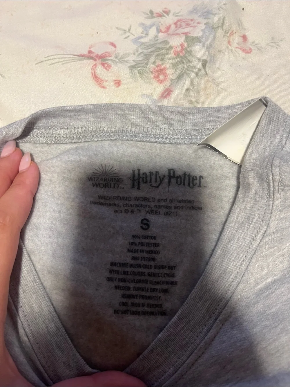 Harry Potter Heather Gray Sweater